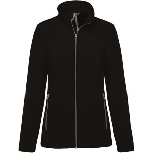 Kurtka damska Kariban Softshell 2 Couches. Czarne kurtki KARIBAN, bez wzorów, z softshellu, bez kaptura. Za 157,50 zł.