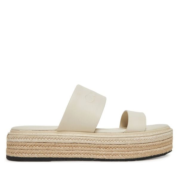 Espadryle Calvin Klein. Espadryle Calvin Klein, bez wzorów, bez obcasa. Za 339,99 zł.