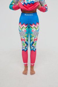 Legginsy termoaktywne - Nuts Cracker damskie. Pomarańczowe legginsy OOSC, bez wzorów, z materiału. Za 269,99 zł.