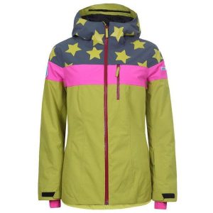 Damska kurtka narciarska Icepeak Clearlake Wadded, wodoodporna, 44. Czerwone kurtki sportowe SWISS-SKI, na zimę, bez wzorów, bez kaptura, narciarskie. Za 384,99 zł.