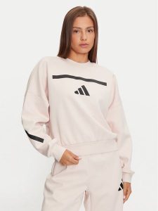 Adidas Bluza Z.N.E. JF4783 Różowy Loose Fit. Czerwone bluzy ADIDAS, l, bez wzorów, z syntetyku, bez kaptura. Za 269,99 zł.