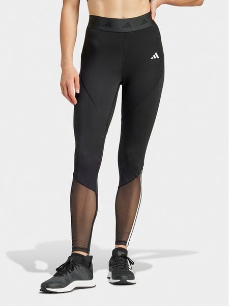 Adidas Legginsy Hyperglam IN9298 Czarny Slim Fit. Czarne legginsy ADIDAS, bez wzorów, z syntetyku. Za 149,99 zł.