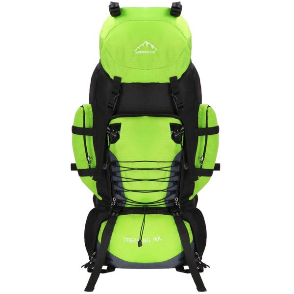 Plecak trekkingowy 90 L górski turystyczny survival. Zielone plecaki SPRINGOS. Za 79,95 zł.