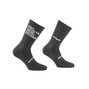 Skarpety rowerowe NORTHWAVE Bad Choices Sock czarny. Czarne skarpetki Northwave, bez wzorów. Za 45,00 zł.
