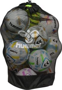 Torba na Piłka Hummel core. Czarne torby podróżne i sportowe Hummel, bez wzorów, z materiału, na ramię. Za 184,50 zł.