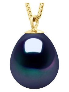 Pearl Addict Złoty naszyjnik z perłą - dł. 42 cm rozmiar: onesize. Żółte naszyjniki Pearl Addict, z perłą, złote. Za 195,99 zł.