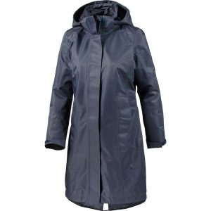 Parka przeciwdeszczowa w kolorze granatowym. Niebieskie kurtki marki OCK. W wyprzedaży za 259,95 zł.