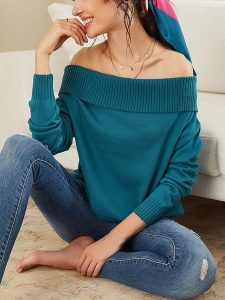 LA Angels Sweter w kolorze turkusowym rozmiar: M. Niebieskie swetry oversize LA Angels, m, bez wzorów, bez ramiączek. Za 160,96 zł.