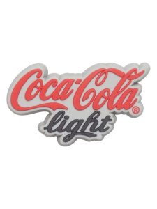 Crocs Przypinka "Coca-Cola Light Logo" w kolorze czarno-czerwonym na buty rozmiar: onesize. Czarne kapcie Crocs, bez wzorów, z materiału. Za 13,07 zł.
