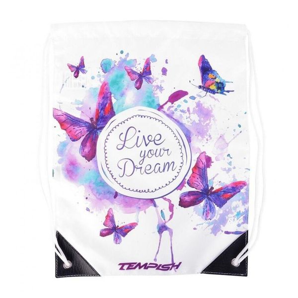 Plecak/worek młodzieżowy na sznurkach TEMPISH Hitts. Biała plecaki Tempish. Za 29,00 zł.