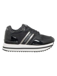 Patrizia Pepe Skórzane sneakersy w kolorze czarnym rozmiar: 37. Czarne trampki Patrizia Pepe, bez wzorów, bez zapięcia. Za 281,10 zł.