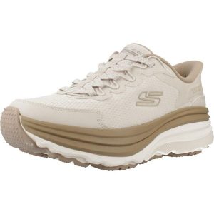 Buty SKECHERS SLIP-INS ZIRRUS Beżowy. Brązowe buty trekkingowe Skechers, z syntetyku, bez zapięcia. Za 426,14 zł.