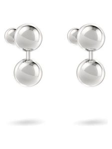 Liebeskind Posrebrzane kolczyki-wkrętki rozmiar: onesize. Szare kolczyki Liebeskind, posrebrzane. Za 130,99 zł.