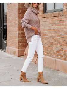 Milan Kiss Golf w kolorze jasnoróżowym rozmiar: M. Różowe golfy Milan Kiss, bez wzorów. Za 165,99 zł.