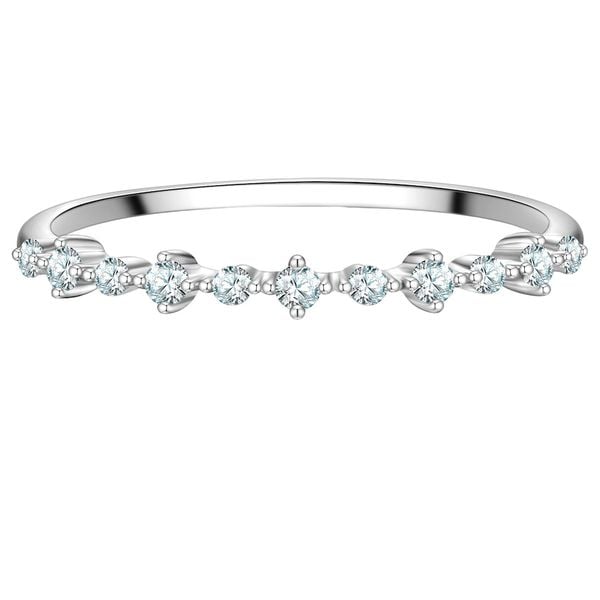 Glanzstücke München Pierscionek z Srebra Sterling w srebrze z Cyrkonia Pierścionki 1 ct Damski. Białe pierścionki Glanzstücke München, z cyrkonią, srebrne. Za 169,99 zł.