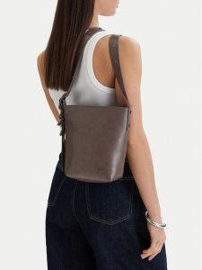 G-Star Raw Torebka EO-LDA8713 Beżowy. Brązowe listonoszki G-Star Raw, bez wzorów, z materiału, bez dodatków. Za 199,99 zł.