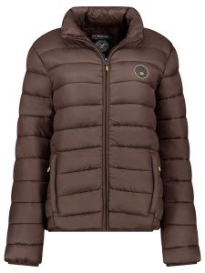 Geographical Norway Kurtka pikowana "Atikamap" w kolorze ciemnobrązowym rozmiar: XXL. Brązowe kurtki Geographical Norway, xxl, bez wzorów, bez kaptura. Za 153,71 zł.