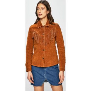 Only - Kurtka skórzana. Kurtki marki ONLY. W wyprzedaży za 339,90 zł.
