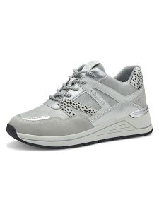 S.Oliver Sneakersy w kolorze srebrnym rozmiar: 38. Szare trampki s.Oliver, bez wzorów, bez zapięcia. Za 141,85 zł.