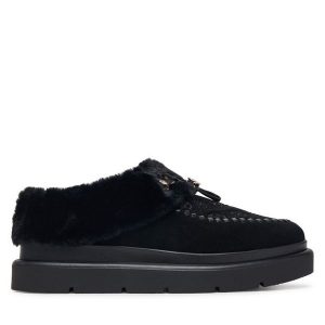 Śniegowce Guess. Czarne buty zimowe Guess, bez obcasa, bez zapięcia. Za 584,99 zł.