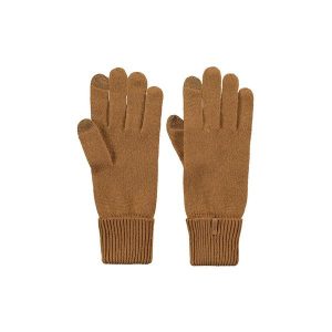Rękawice damskie Barts Soft Touch. Brązowe rękawiczki Barts, bez wzorów. Za 144,00 zł.