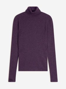 Perfect Cashmere Kaszmirowy sweter "Ashley" w kolorze fioletowym rozmiar: L. Różowe golfy Perfect Cashmere, bez wzorów, z kaszmiru. Za 347,99 zł.