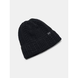 Czapka damska Under Armour W Halftime Cable Knit Beanie uniw. Czarne czapki Under Armour, bez wzorów. Za 129,99 zł.