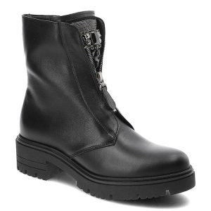 Czarne Botki Armodo Damskie Stylowe Obuwie. Czarne botki Armodo, bez wzorów, ze skóry, bez obcasa, na obcasie, bez zapięcia. Za 459,00 zł.