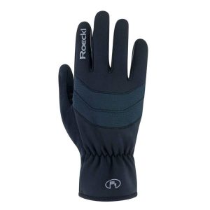 Rękawice Roeckl Raiano. Czarne rękawiczki Roeckl, bez wzorów. Za 280,50 zł.