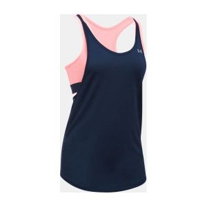 Under Armour Koszulka damksa UA HG Armour 2-in-1 Tank granatowo różowa r. M (1303778-410). Koszulki sportowe marki Under Armour. Za 133,73 zł.