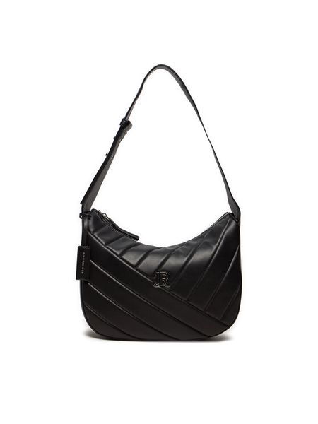 John Richmond Torebka RWA24040BO Czarny. Czarne listonoszki JOHN RICHMOND, bez wzorów, ze skóry, bez dodatków. Za 379,99 zł.