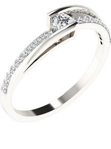 Diamant Vendôme Złoty pierścionek z diamentami rozmiar: 48. Szare pierścionki Diamant Vendôme, z diamentem, złote. Za 1 500,99 zł.