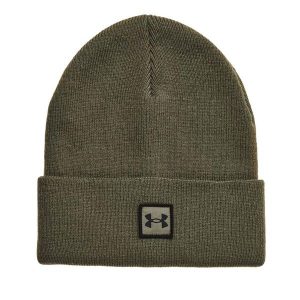 1373155390 Czapka. Zielone czapki Under Armour, bez wzorów. Za 136,99 zł.