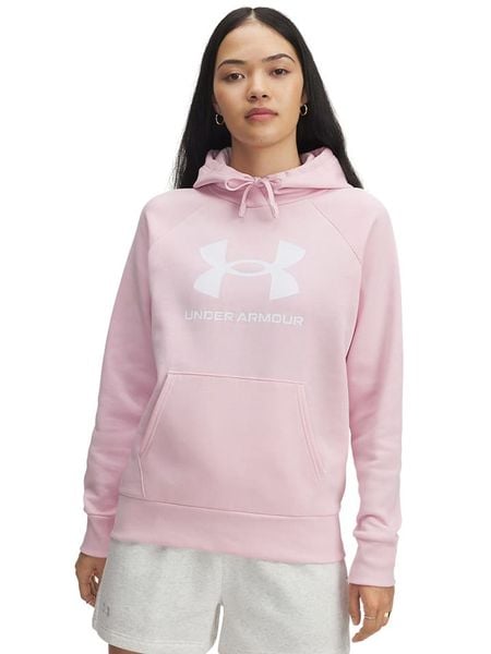 Under Armour Bluza polarowa w kolorze jasnoróżowym rozmiar: L. Różowe bluzy Under Armour, l, bez wzorów, z polaru, bez kaptura. Za 178,37 zł.