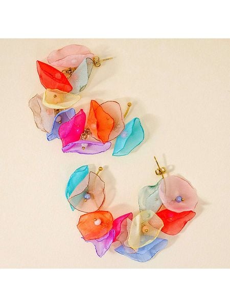 LA CHIQUITA Pozłacane kolczyki-wkrętki "Flowers Bouquet Steel" rozmiar: onesize. Żółte kolczyki LA CHIQUITA, pozłacane. Za 104,89 zł.