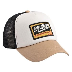 Czapka z daszkiem HV Polo Carol. Brązowe czapki HV POLO, bez wzorów. Za 147,00 zł.