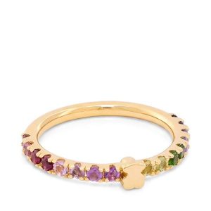 Pierścionek TOUS. Żółte pierścionki Tous, złote. Za 479,99 zł.