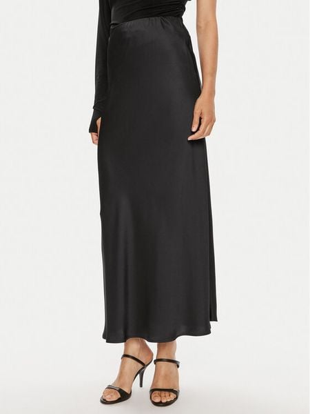 ViCOLO Spódnica maxi TB0342 Czarny Regular Fit. Czarne spódnice ViCOLO, s, bez wzorów, z wiskozy, maxi. Za 229,99 zł.