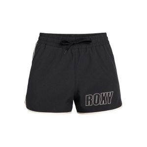 Dla Kobiety EVERYDAY FLOW Czarny. Brązowe szorty Roxy, bez wzorów, z elastanu. Za 159,99 zł.