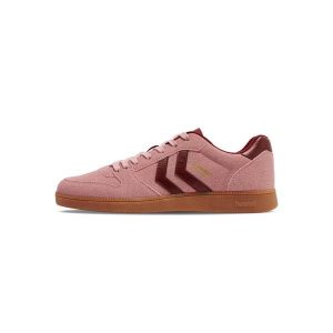 Buty halowe Hummel Perfekt CL. Brązowe buty sportowe Hummel, bez wzorów, bez zapięcia, do piłki ręcznej. Za 270,00 zł.