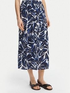 ONLY Spódnica midi Nova 15222223 Granatowy Regular Fit. Niebieskie spódnice ONLY, l, bez wzorów, z wiskozy, midi. Za 139,99 zł.