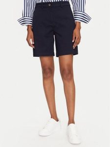 Gant Szorty materiałowe 4020119 Granatowy Regular Fit. Niebieskie szorty GANT, bez wzorów, z bawełny. Za 249,99 zł.
