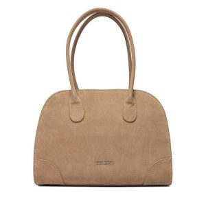 Torebka GINO ROSSI. Brązowe torebki klasyczne Gino Rossi, bez wzorów, bez dodatków. Za 479,99 zł.