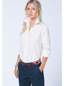 Polo Sylt Koszula - Regular fit - w kolorze białym rozmiar: XXL. Białe koszule Polo Sylt, xxl, bez wzorów, z bawełny, bez kołnierzyka, bez ramiączek. Za 144,95 zł.
