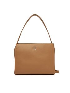 Tommy Hilfiger Torebka Th Legacy Med Satchel AW0AW17173 Brązowy. Brązowe torebki klasyczne TOMMY HILFIGER, bez wzorów, ze skóry, bez dodatków. Za 399,99 zł.