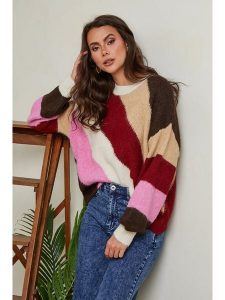 Joséfine Sweter "Bagamer" ze wzorem rozmiar: S. Swetry oversize Joséfine, s, bez wzorów, z wełny, bez ramiączek. Za 173,99 zł.