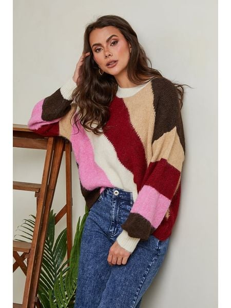 Joséfine Sweter "Bagamer" ze wzorem rozmiar: XL. Swetry oversize Joséfine, xl, bez wzorów, z wełny, bez ramiączek. Za 140,20 zł.