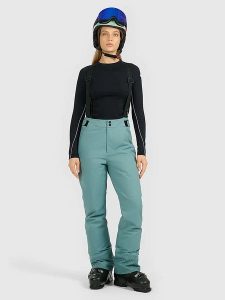 4F Spodnie narciarskie w kolorze turkusowym rozmiar: M. Niebieskie spodnie dresowe 4f, m, bez wzorów, narciarskie, Dermizax. Za 427,42 zł.