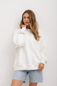 BLUZA BIG SISTER ECRU One size - Flawless. Bluzy Flawless, bez wzorów, z bawełny, bez kaptura. Za 327,00 zł.
