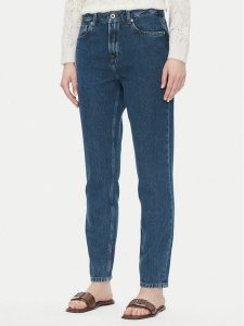 Pepe Jeans Jeansy PL204591 Granatowy Tapered Fit. Niebieskie jeansy Pepe Jeans, bez wzorów, z bawełny. Za 249,99 zł.